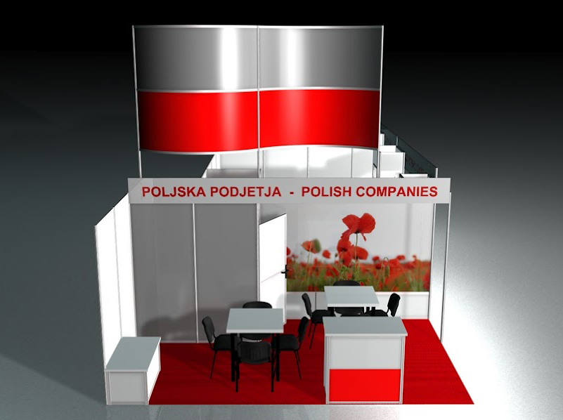 3D izris stojnice Poljska – Polish companies (varianta II)